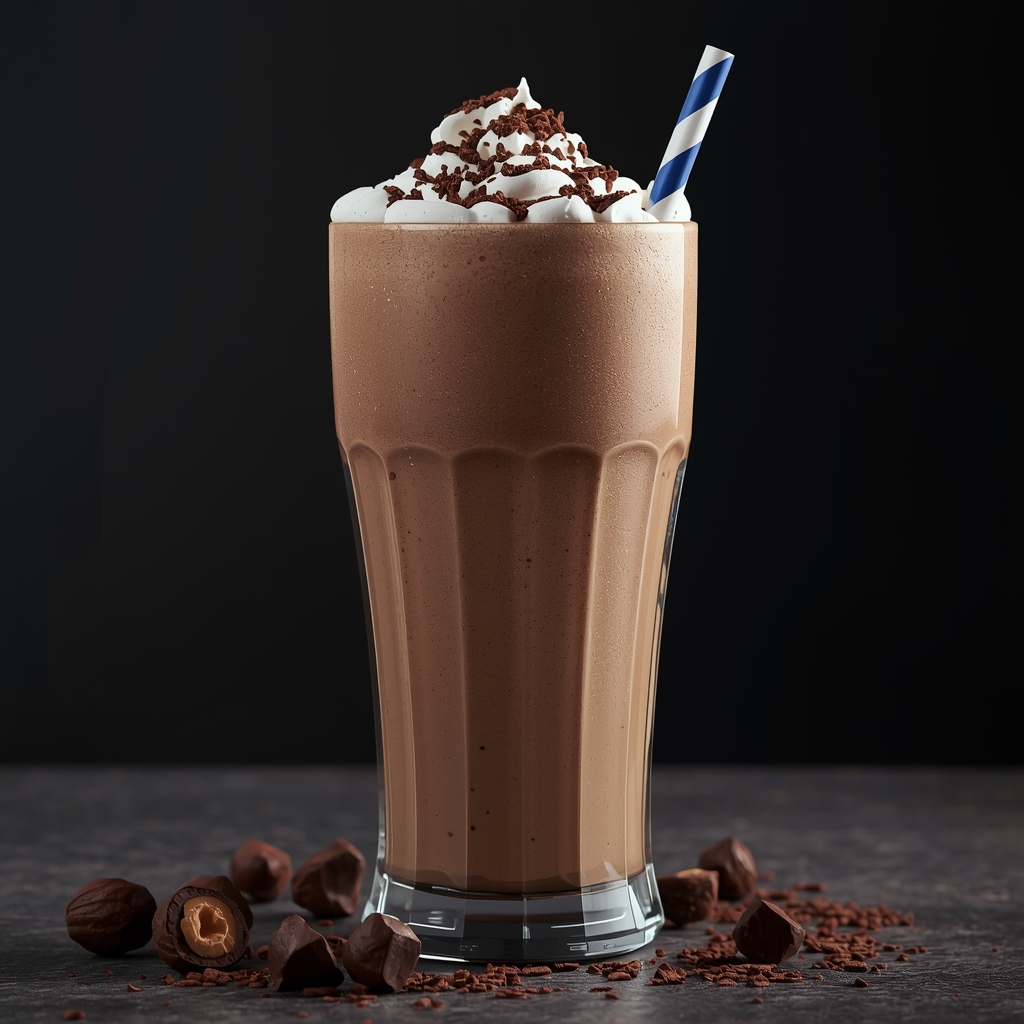 Chocolate Hazelnut Milkshake Nanny's Pavillon